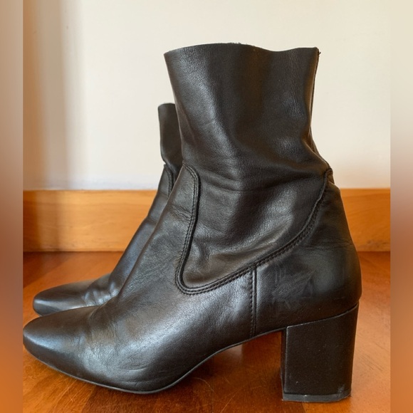 L’Intervalle black leather boots - 41 - Picture 5 of 10